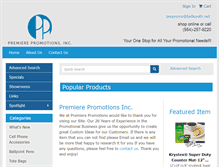 Tablet Screenshot of prepromo.com